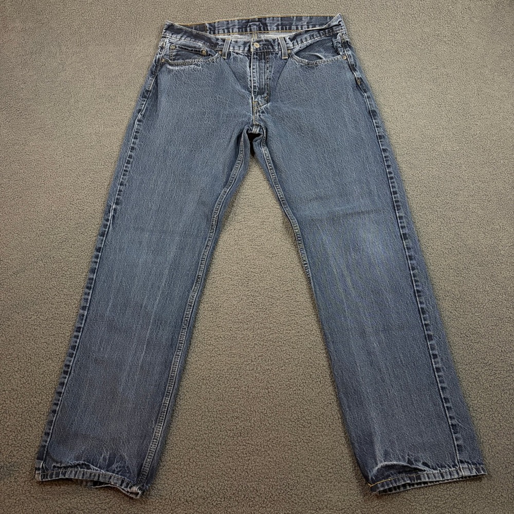 Levi Strauss & Co Jeans Mens 36x34 Blue 559 Relaxed Straight Leg Denim